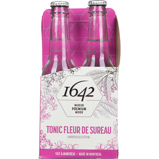 1642 Canadian Elderflower Tonic Water - 4 pack