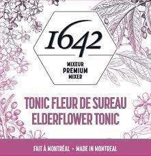 1642 Canadian Elderflower Tonic Water - 4 pack