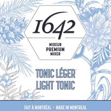 1642 Canadian Light Tonic Water - 4 pack