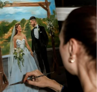 Natasha Dichpan Live Wedding ART