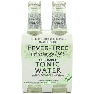 Fever Tree Cucumber Light Tonic Water - 4 Pack