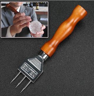 Deluxe Ice Pick  - Ice Pick Tool, Stainless Steel Ice Chisel Removal Pick Crushed Ice Tool Bar Ice Pick Accessories
