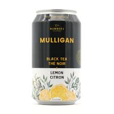 NUMBER E - Black Tea with Lemon Sparkling Tea 12 pack